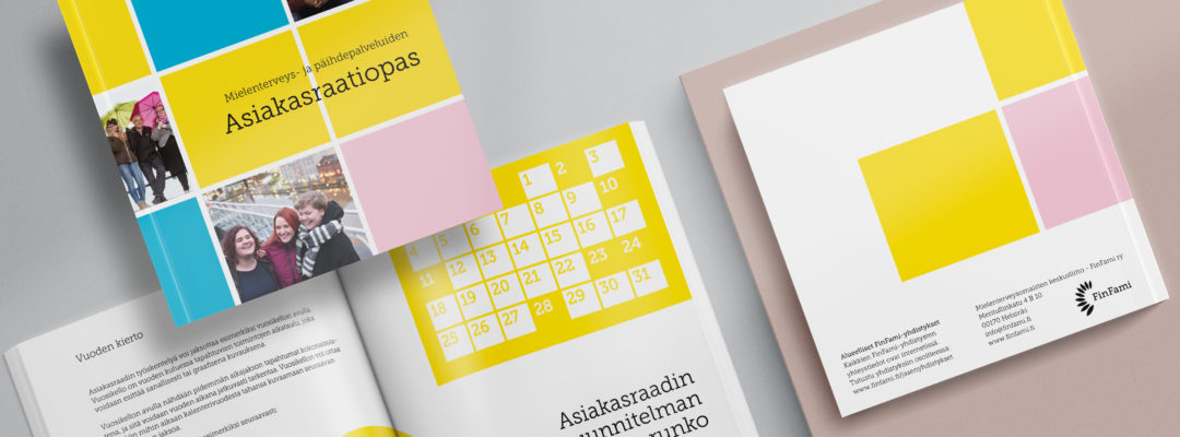 Kuva FinFamin asiakasraatioppaasta