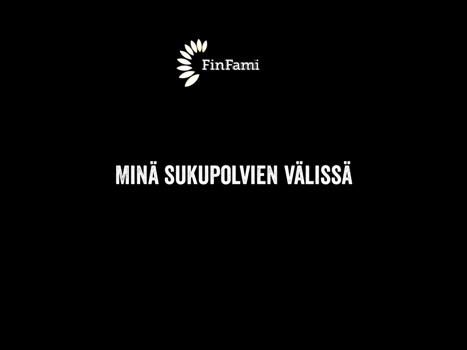 Mielenterveysomaisten tarinat Minä sukupolvien välissä
