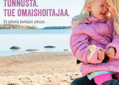 Tunnista, tunnusta, tue omaishoitajaa -kuva