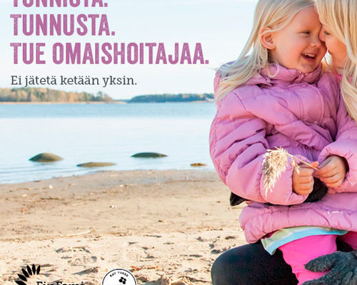 Tunnista, tunnusta, tue omaishoitajaa -kuva